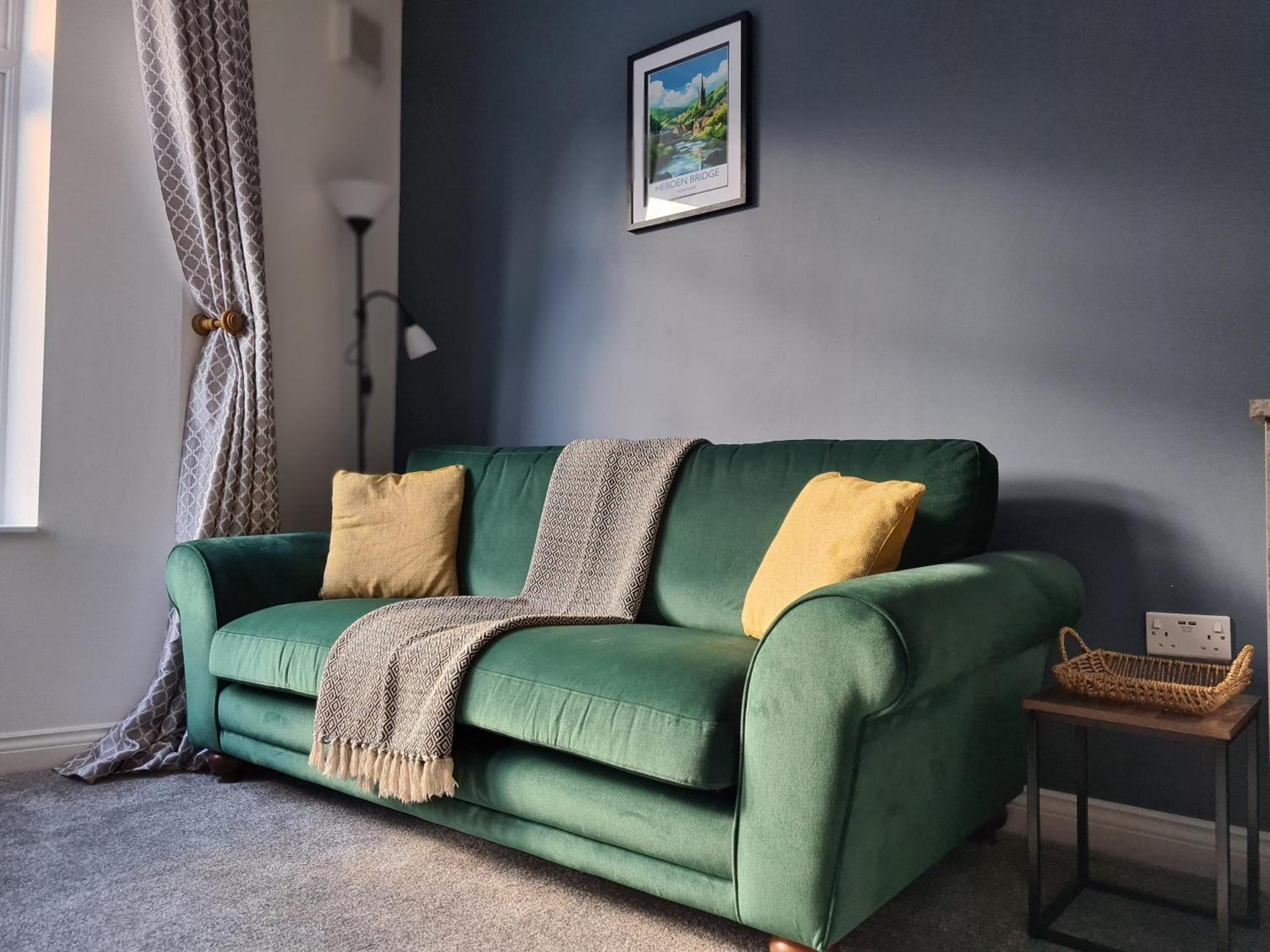 Modern River View Mytholmroyd Apartment Esterno foto