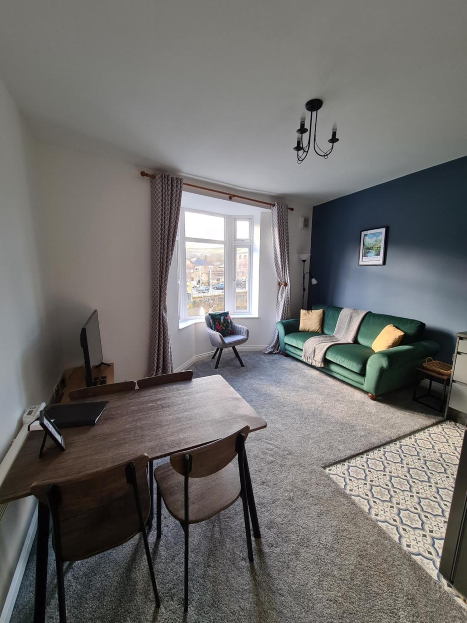 Modern River View Mytholmroyd Apartment Esterno foto